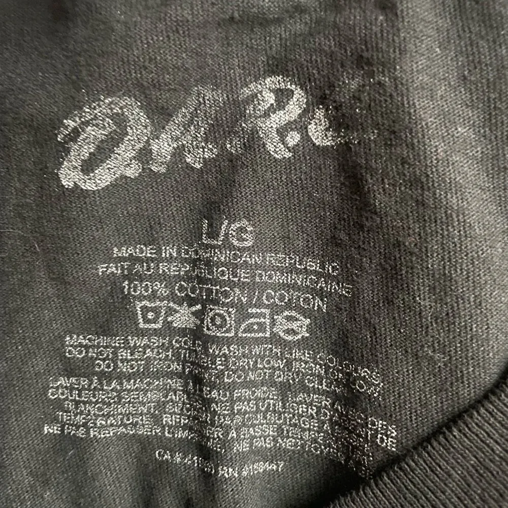 Rare D.A.R.E International half bleached tee shirt size large - Picture 3 of 4